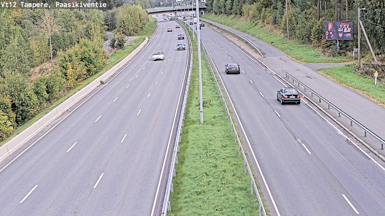 Kelikamerat Kuva Tie 12 Tampere, Paasikiventie, Tampere, Pirkanmaa