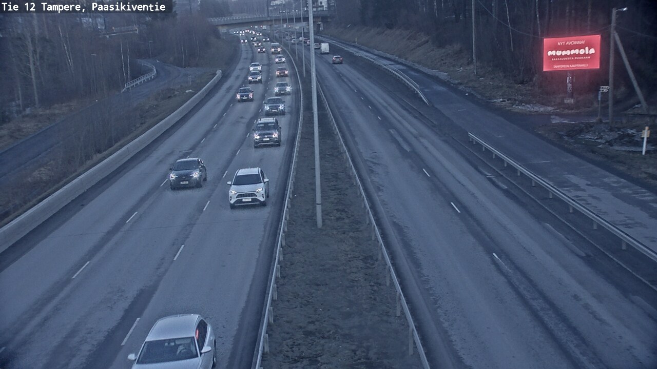 Kelikamerat Kuva Tie 12 Tampere, Paasikiventie, Tampere, Pirkanmaa