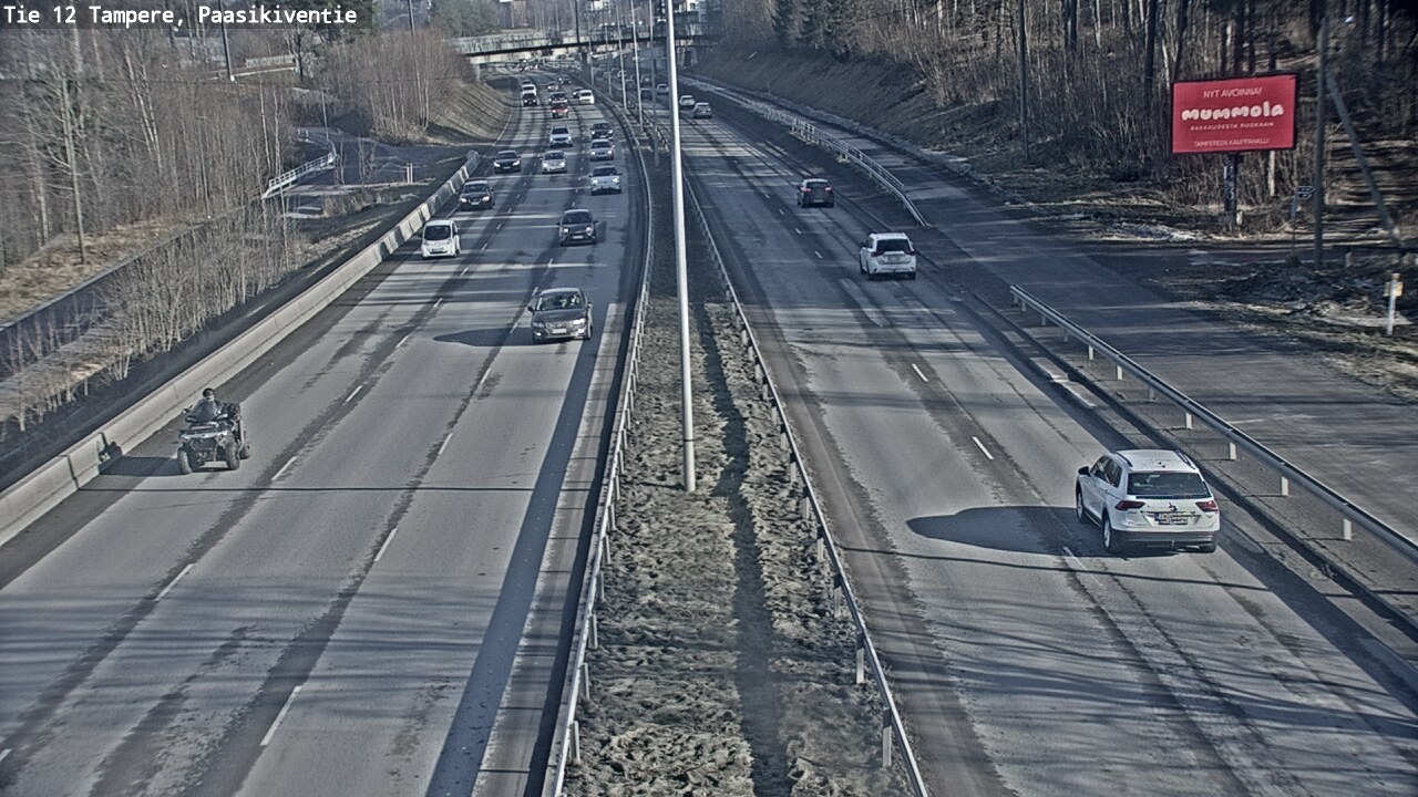 Weather Camera Image Road 12 Tampere, Paasikiventie, Tampere, Pirkanmaa