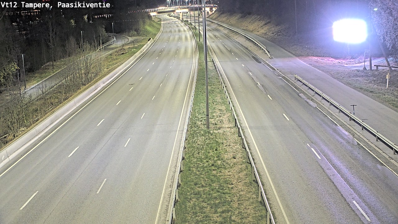 Weather Camera Image Väg 12 Tammerfors, Paasikiventie, Tampere, Pirkanmaa