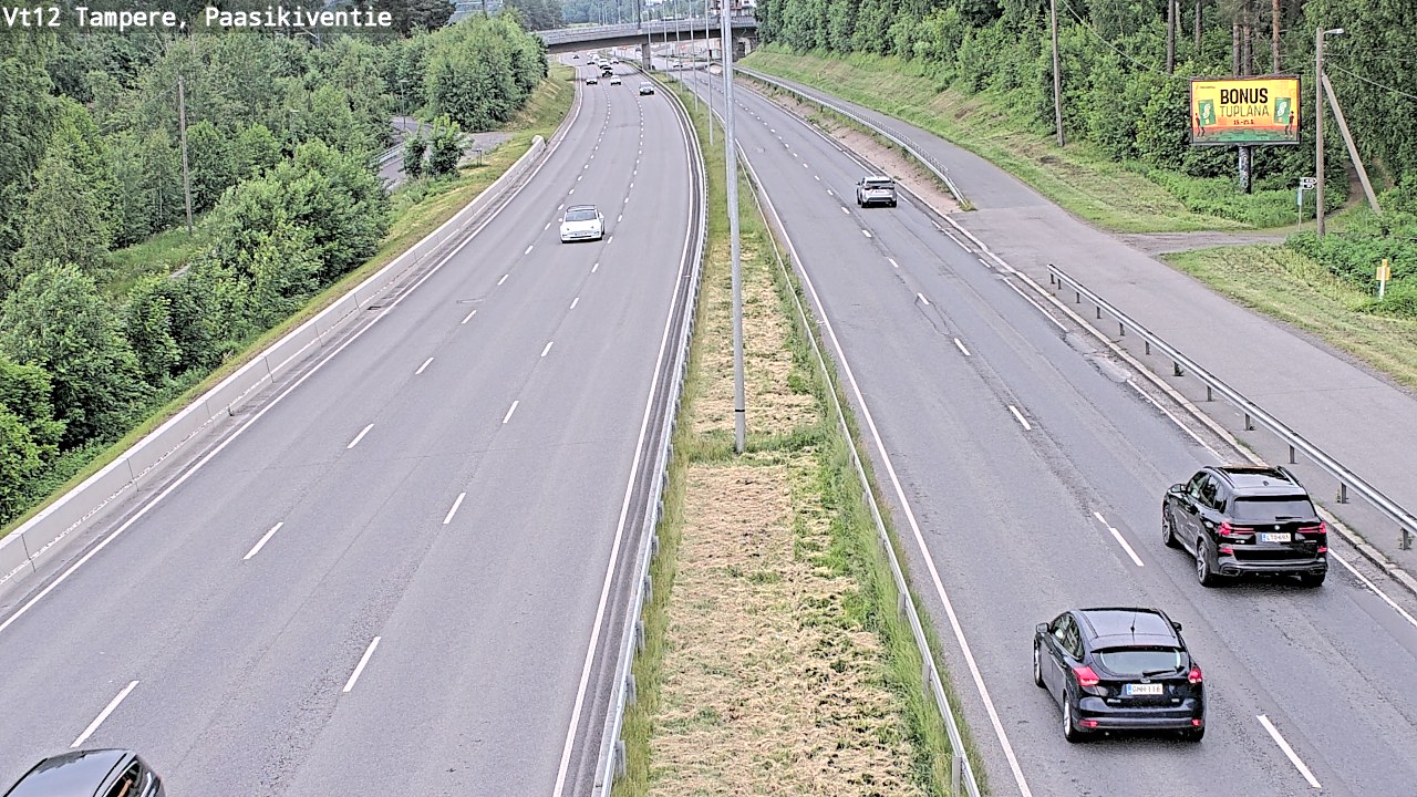 Kelikamerat Kuva Tie 12 Tampere, Paasikiventie, Tampere, Pirkanmaa