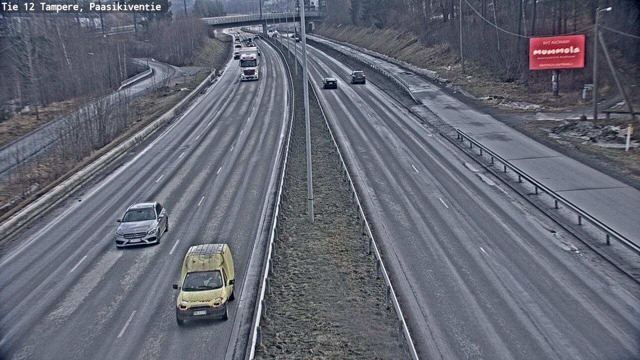 Weather Camera Image Road 12 Tampere, Paasikiventie, Tampere, Pirkanmaa