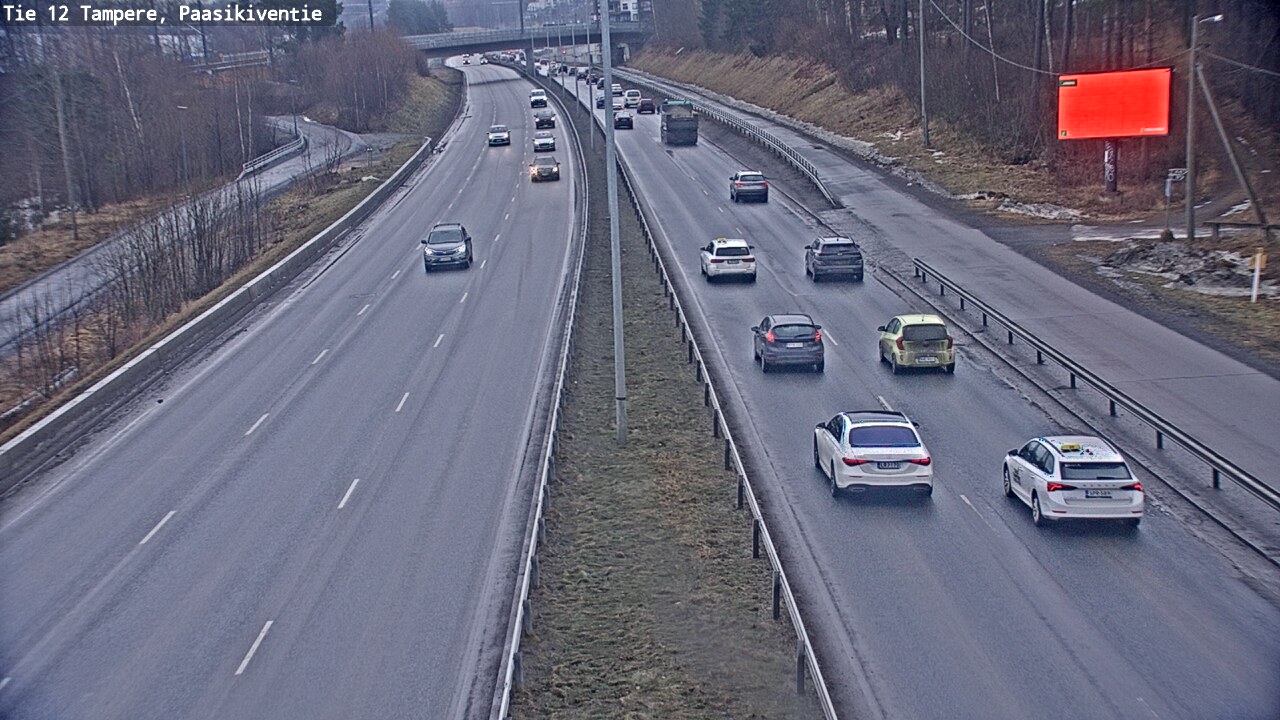 Weather Camera Image Road 12 Tampere, Paasikiventie, Tampere, Pirkanmaa