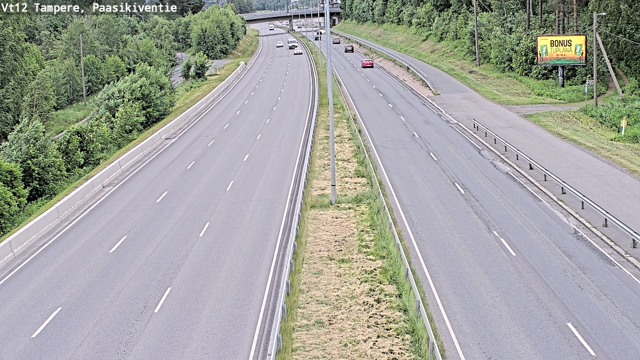 Kelikamerat Kuva Tie 12 Tampere, Paasikiventie, Tampere, Pirkanmaa