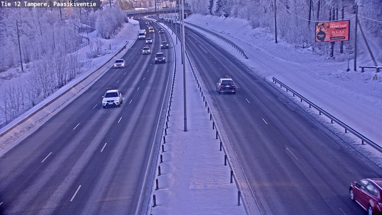 Weather Camera Image Road 12 Tampere, Paasikiventie, Tampere, Pirkanmaa