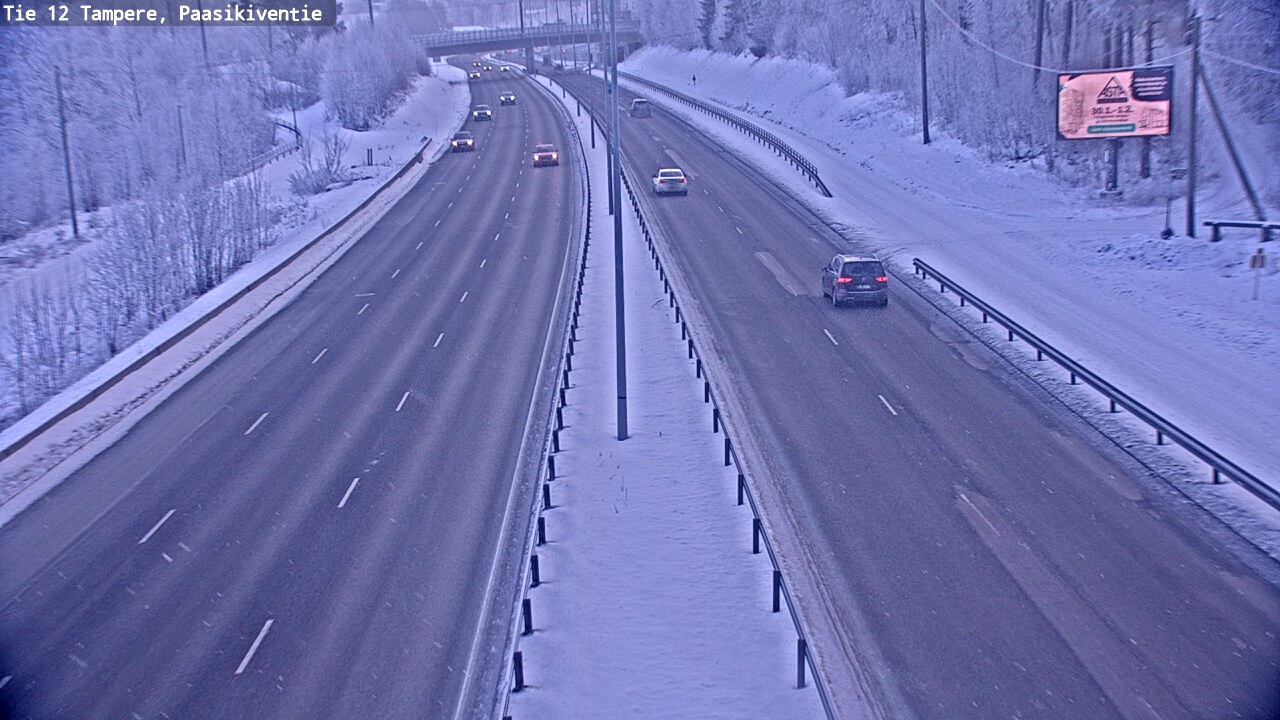 Weather Camera Image Road 12 Tampere, Paasikiventie, Tampere, Pirkanmaa