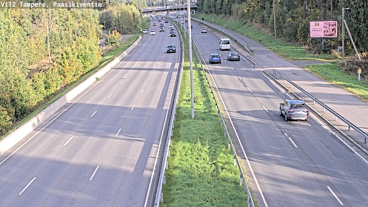 Kelikamerat Kuva Tie 12 Tampere, Paasikiventie, Tampere, Pirkanmaa