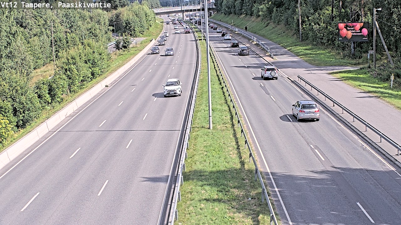 Kelikamerat Kuva Tie 12 Tampere, Paasikiventie, Tampere, Pirkanmaa