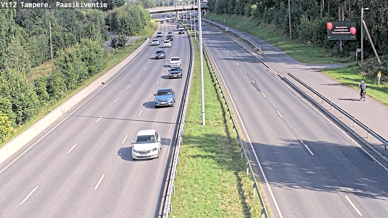 Kelikamerat Kuva Tie 12 Tampere, Paasikiventie, Tampere, Pirkanmaa