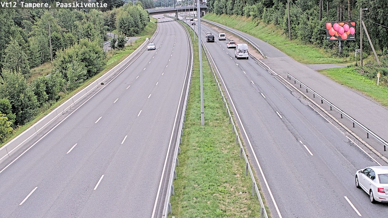 Weather Camera Image Road 12 Tampere, Paasikiventie, Tampere, Pirkanmaa