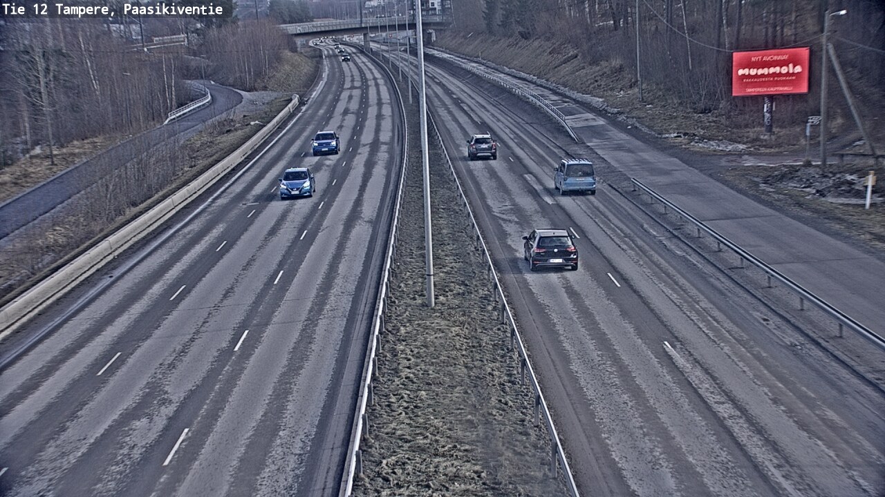 Weather Camera Image Road 12 Tampere, Paasikiventie, Tampere, Pirkanmaa
