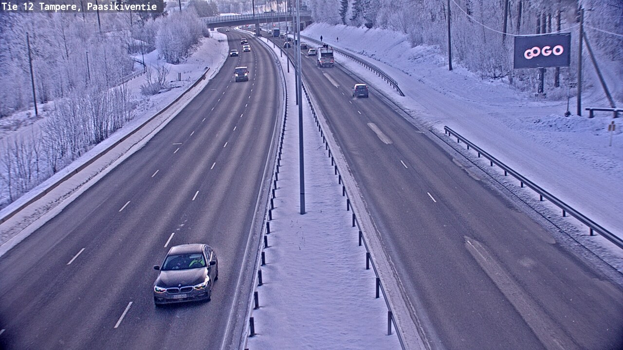 Weather Camera Image Road 12 Tampere, Paasikiventie, Tampere, Pirkanmaa