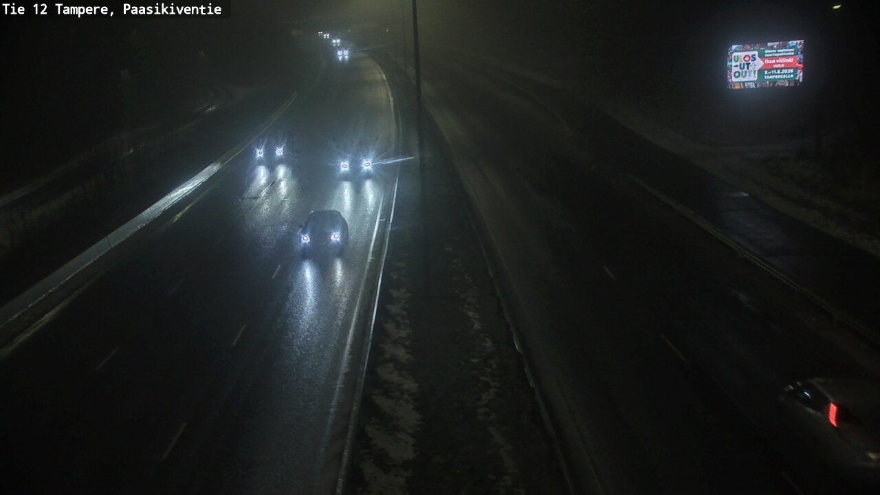 Weather Camera Image Road 12 Tampere, Paasikiventie, Tampere, Pirkanmaa