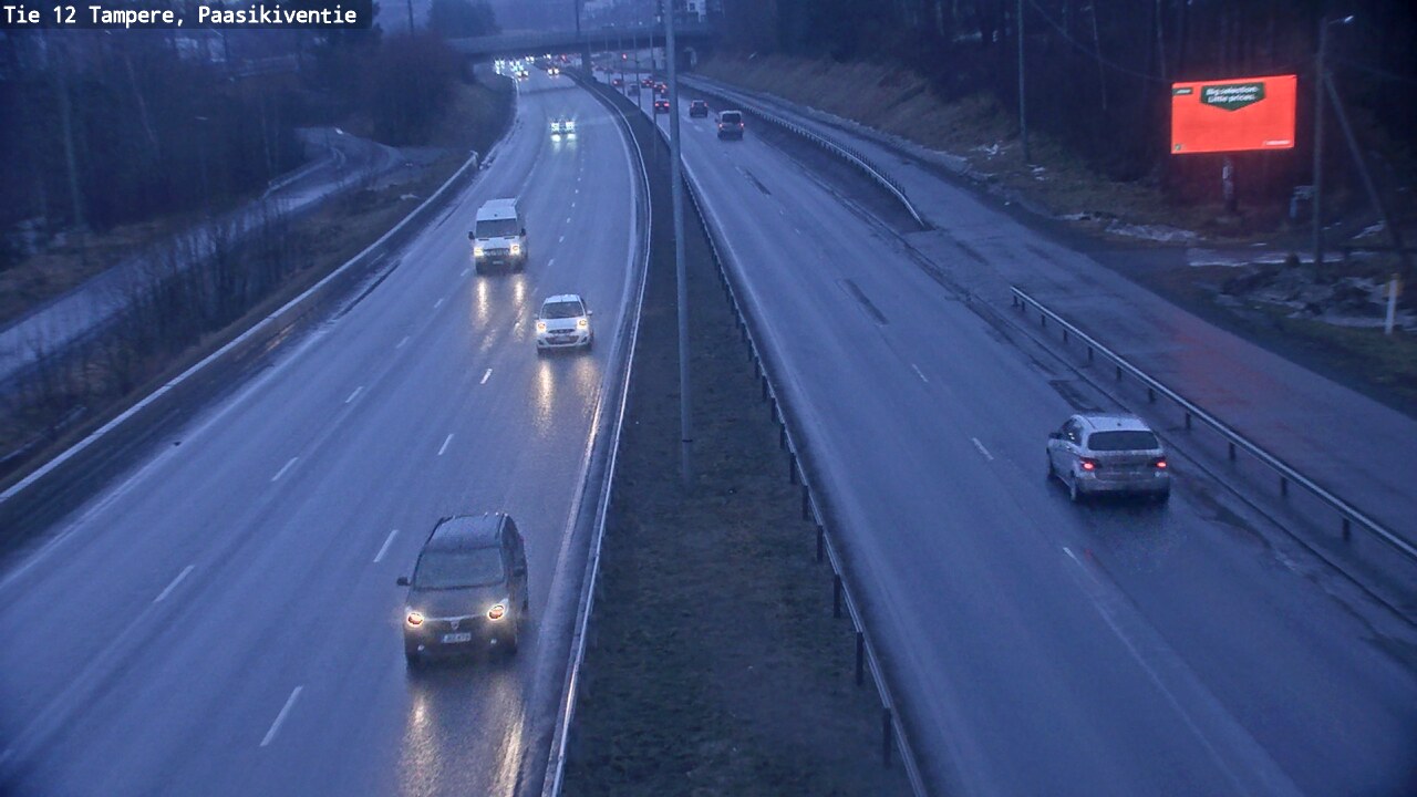 Weather Camera Image Road 12 Tampere, Paasikiventie, Tampere, Pirkanmaa