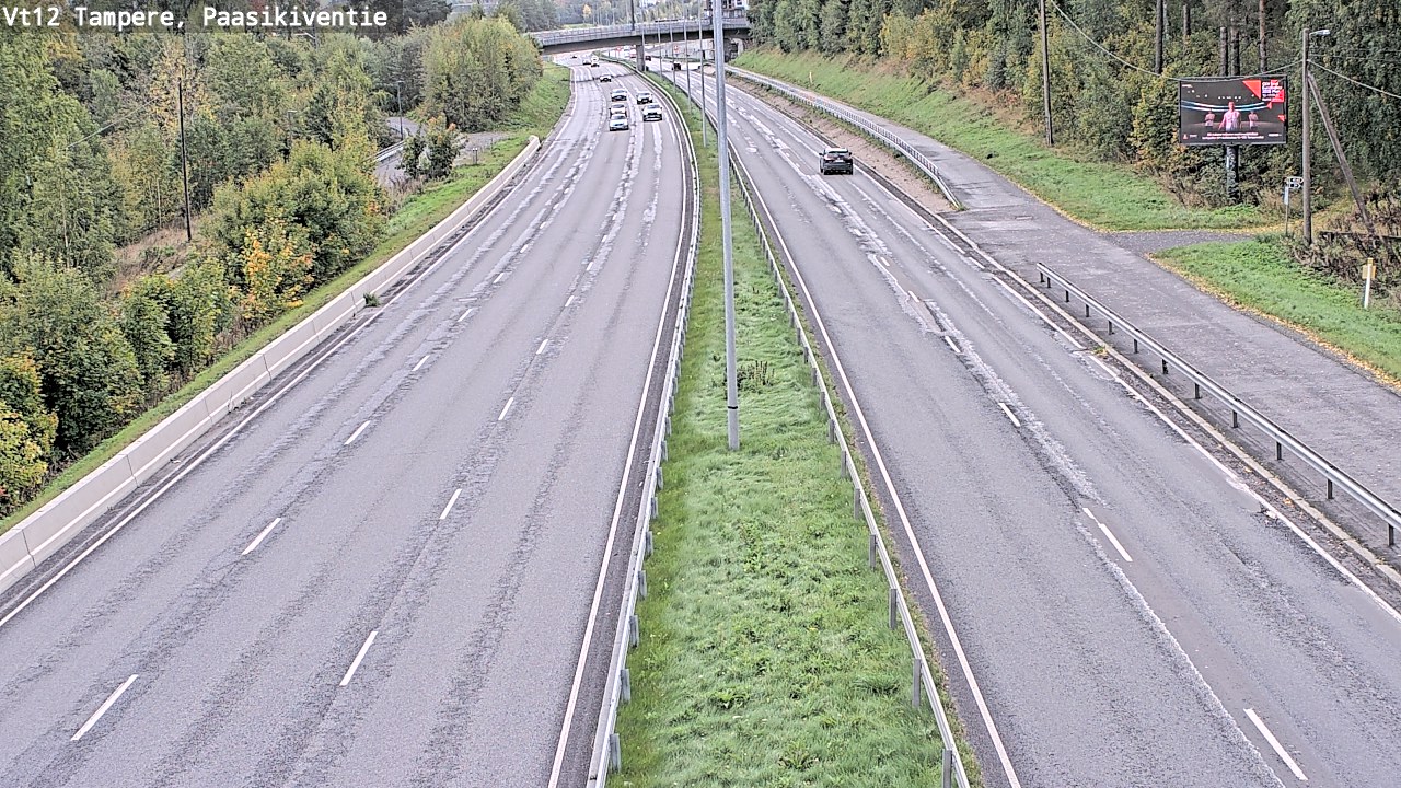 Kelikamerat Kuva Tie 12 Tampere, Paasikiventie, Tampere, Pirkanmaa