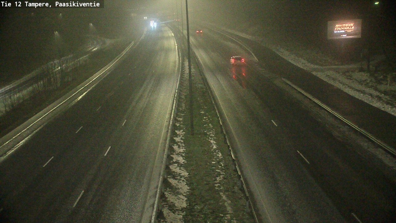 Weather Camera Image Road 12 Tampere, Paasikiventie, Tampere, Pirkanmaa
