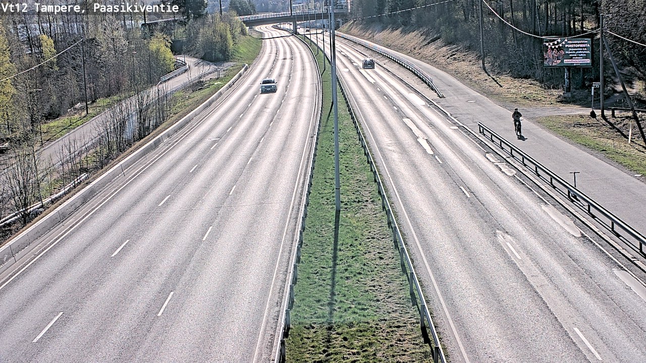 Weather Camera Image Road 12 Tampere, Paasikiventie, Tampere, Pirkanmaa