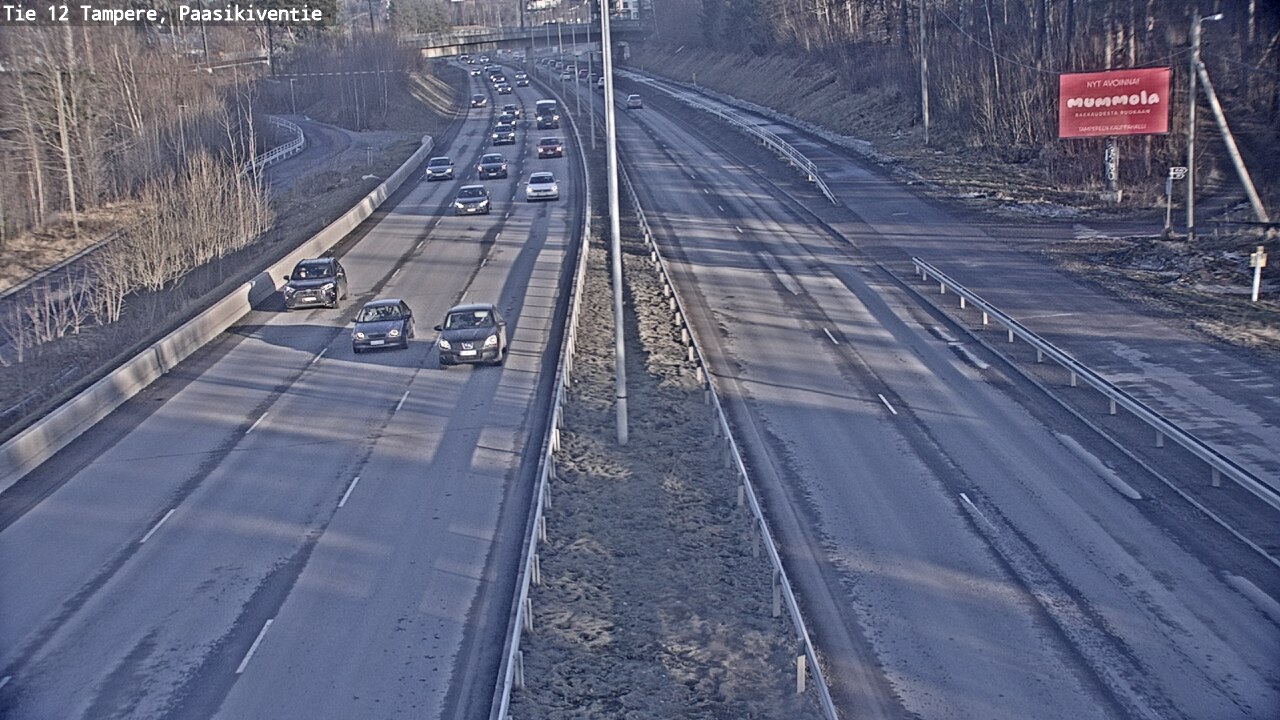 Weather Camera Image Road 12 Tampere, Paasikiventie, Tampere, Pirkanmaa