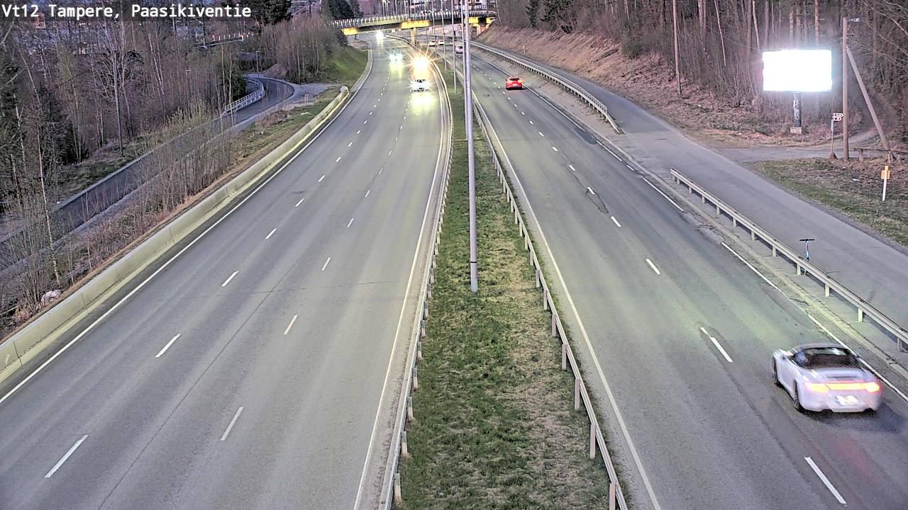 Weather Camera Image Road 12 Tampere, Paasikiventie, Tampere, Pirkanmaa