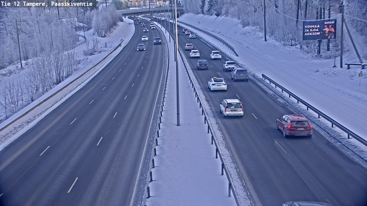 Kelikamerat Kuva Tie 12 Tampere, Paasikiventie, Tampere, Pirkanmaa