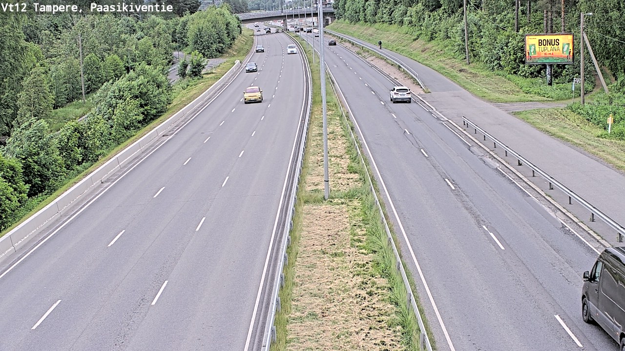 Kelikamerat Kuva Tie 12 Tampere, Paasikiventie, Tampere, Pirkanmaa
