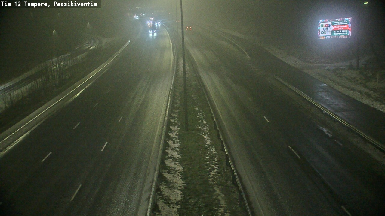 Weather Camera Image Road 12 Tampere, Paasikiventie, Tampere, Pirkanmaa