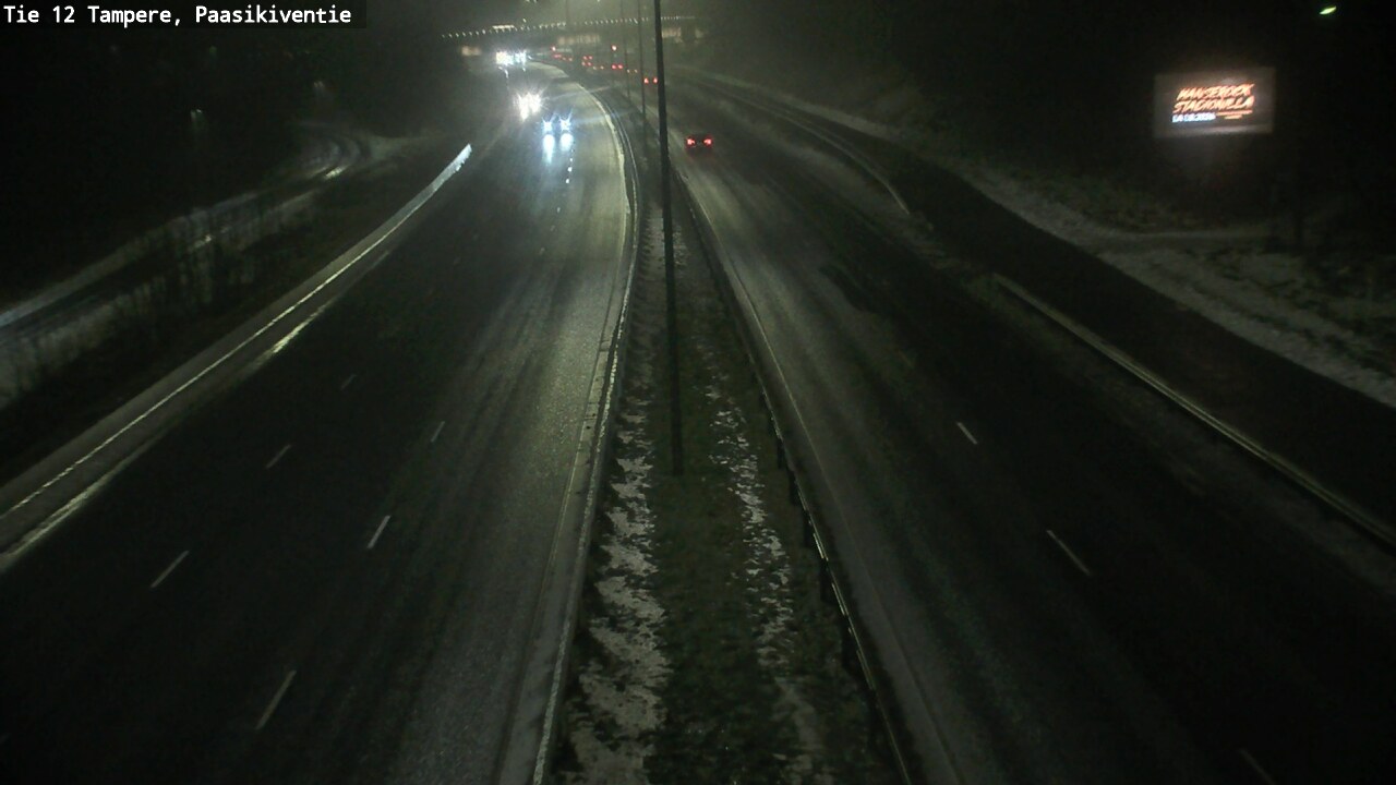 Weather Camera Image Road 12 Tampere, Paasikiventie, Tampere, Pirkanmaa