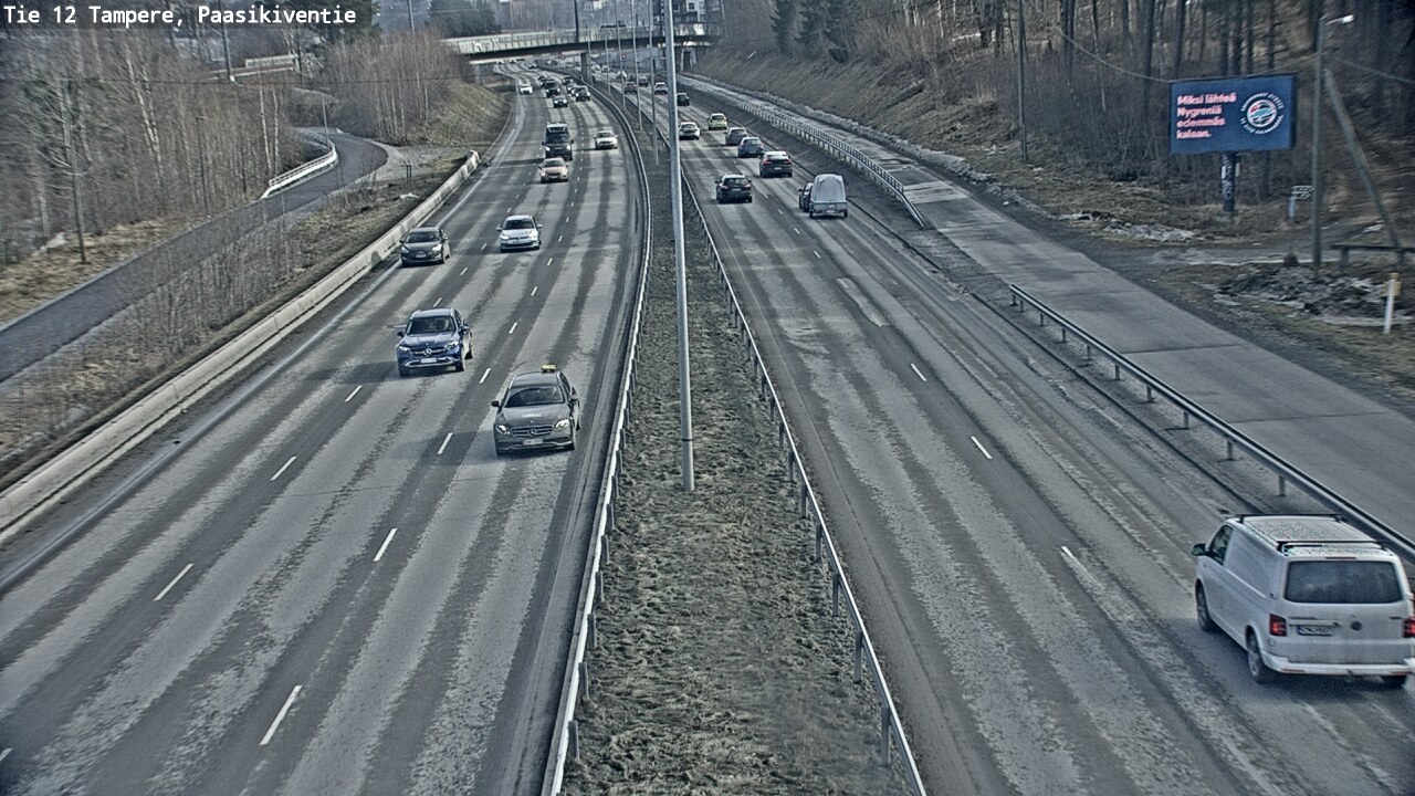 Weather Camera Image Road 12 Tampere, Paasikiventie, Tampere, Pirkanmaa