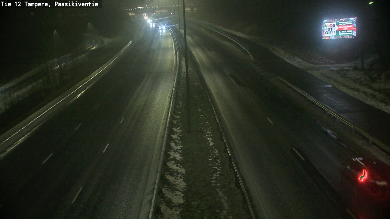 Weather Camera Image Road 12 Tampere, Paasikiventie, Tampere, Pirkanmaa