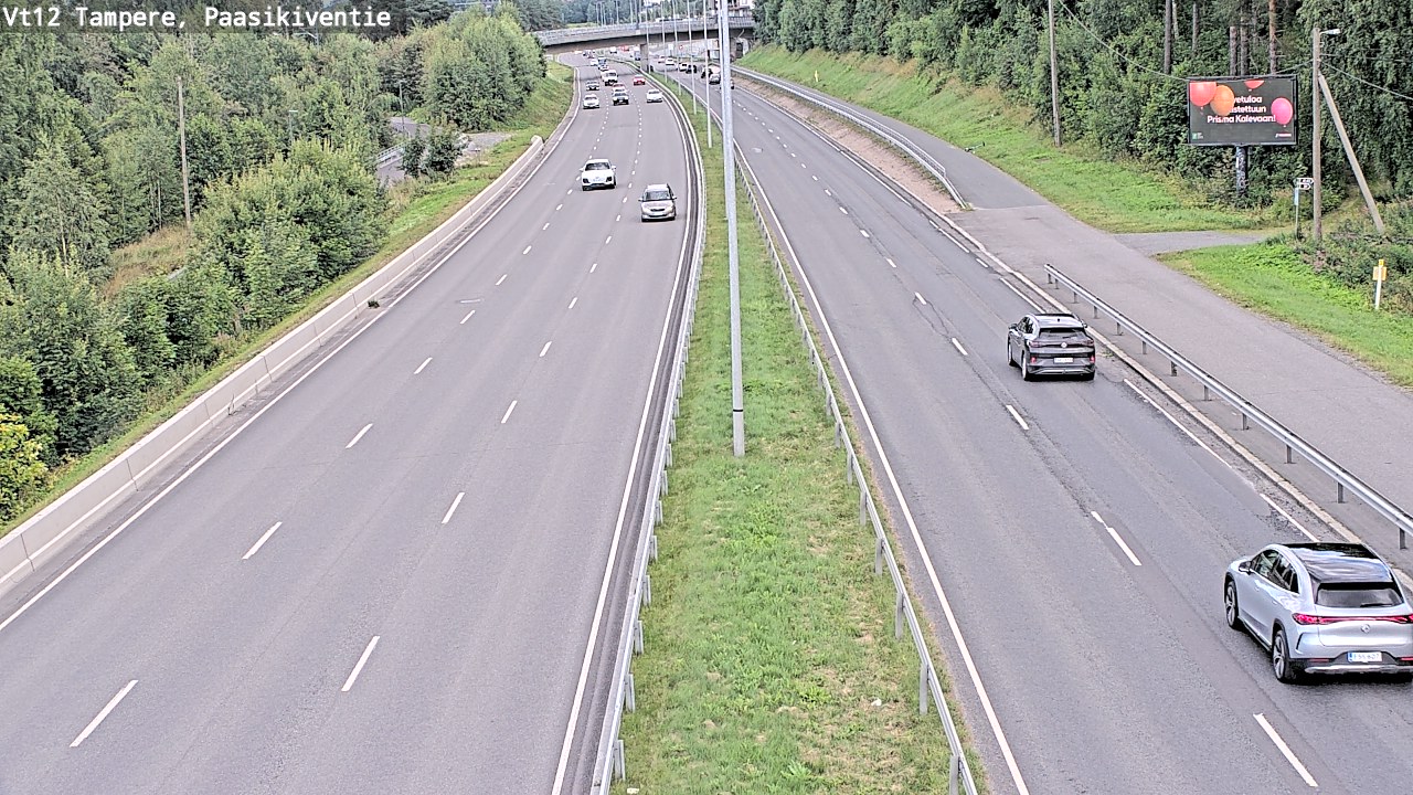 Kelikamerat Kuva Tie 12 Tampere, Paasikiventie, Tampere, Pirkanmaa
