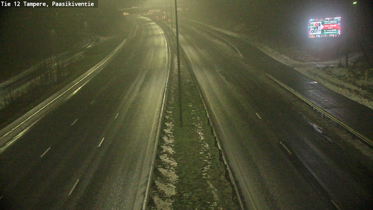 Weather Camera Image Road 12 Tampere, Paasikiventie, Tampere, Pirkanmaa
