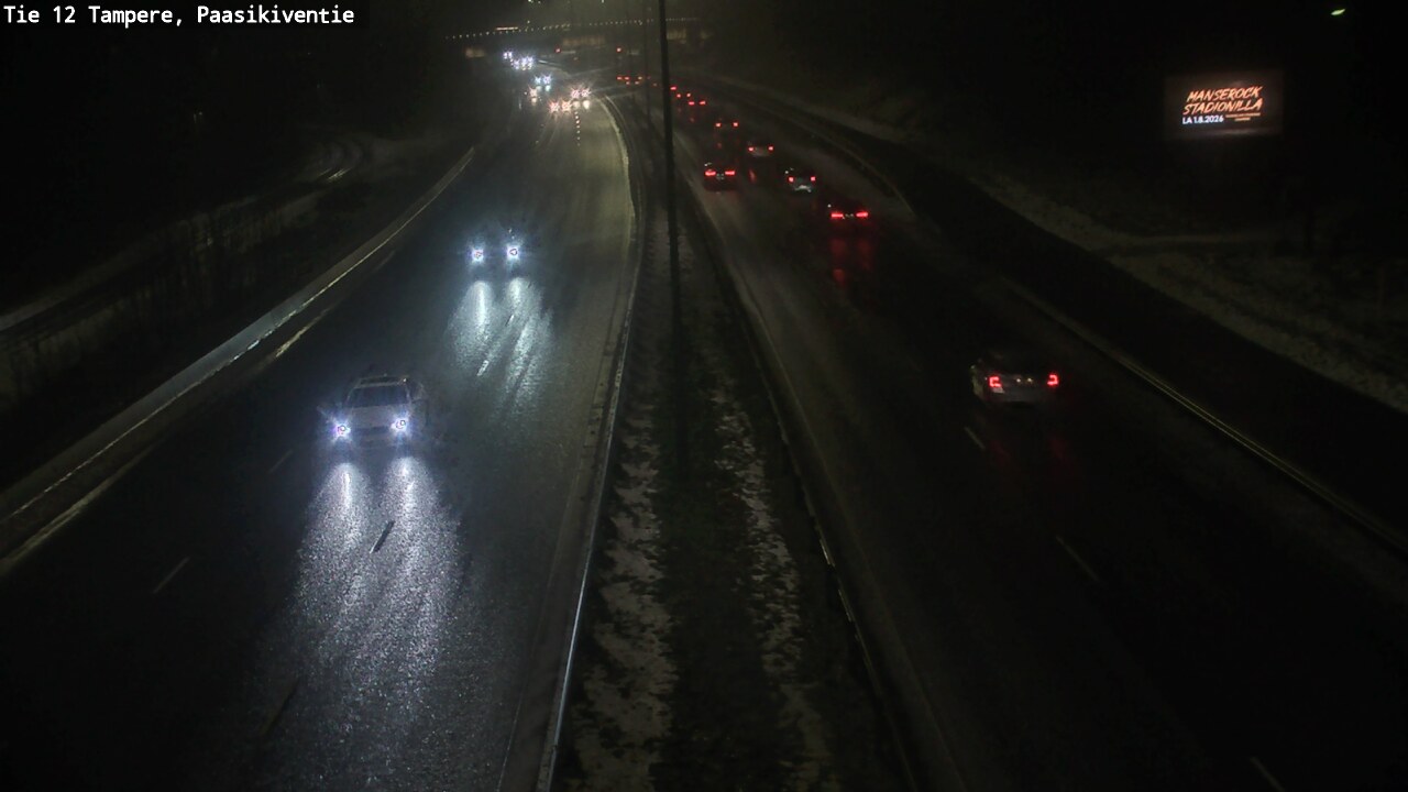Weather Camera Image Road 12 Tampere, Paasikiventie, Tampere, Pirkanmaa