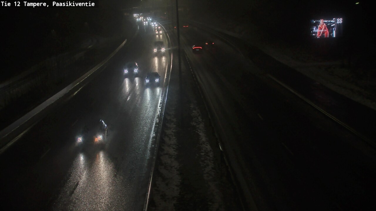 Weather Camera Image Road 12 Tampere, Paasikiventie, Tampere, Pirkanmaa