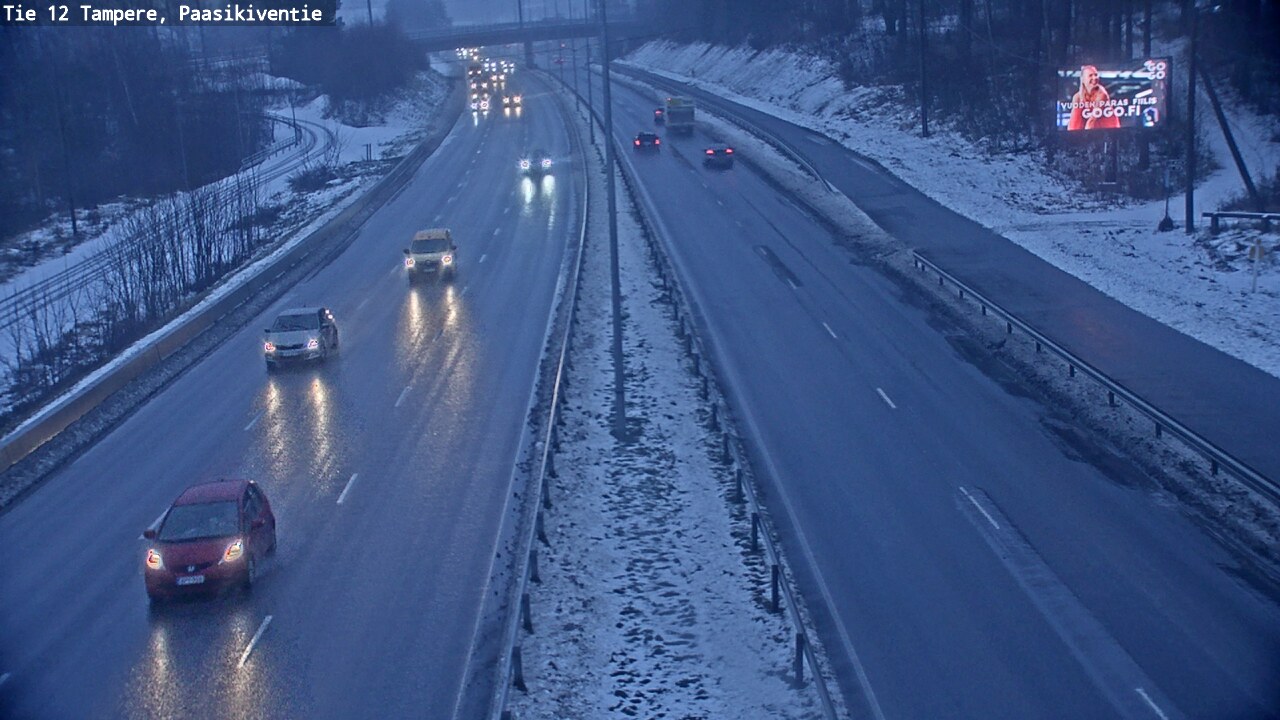 Weather Camera Image Road 12 Tampere, Paasikiventie, Tampere, Pirkanmaa