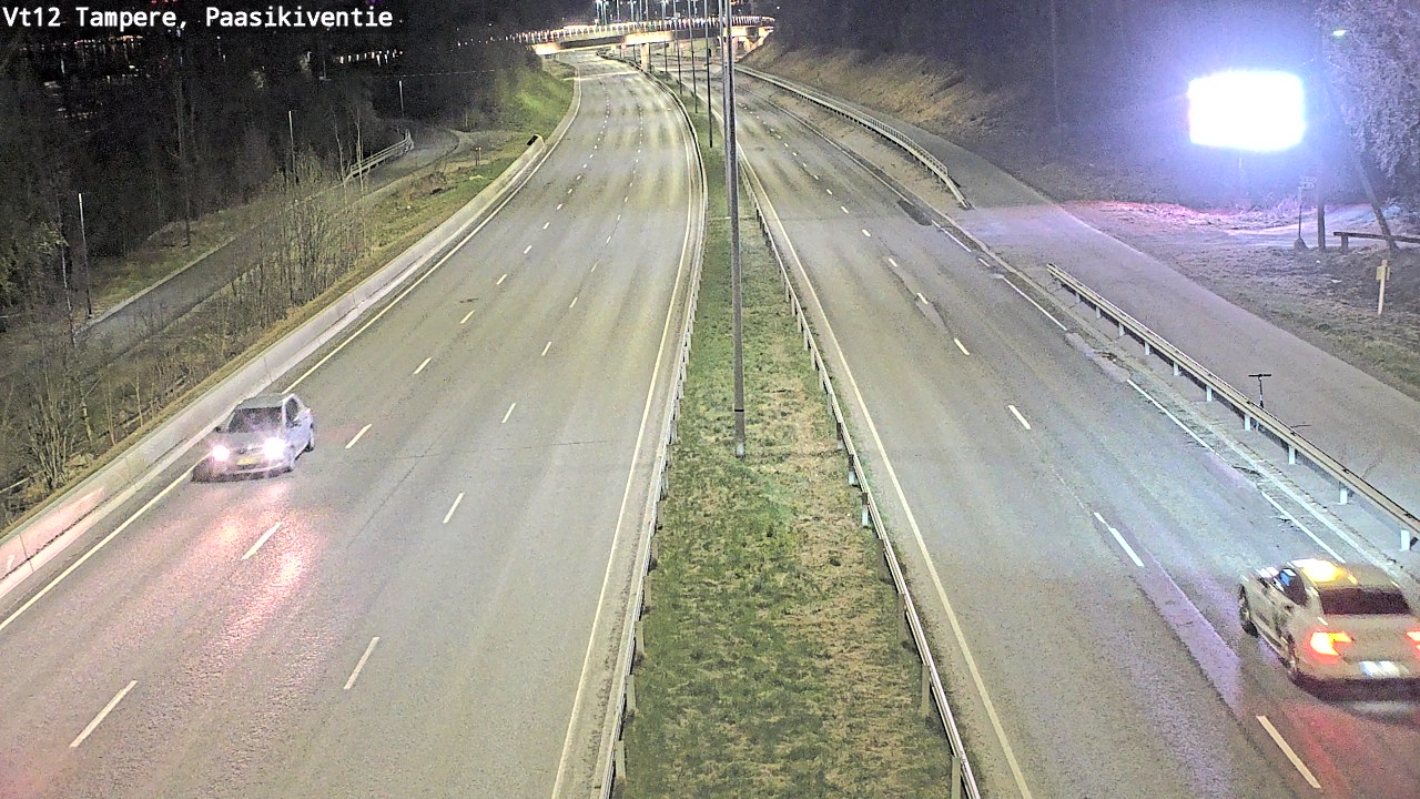 Weather Camera Image Väg 12 Tammerfors, Paasikiventie, Tampere, Pirkanmaa