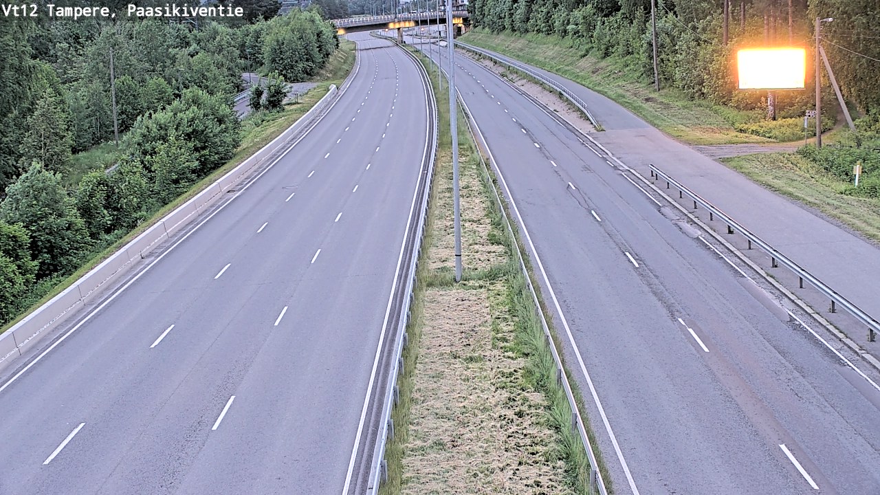 Kelikamerat Kuva Tie 12 Tampere, Paasikiventie, Tampere, Pirkanmaa