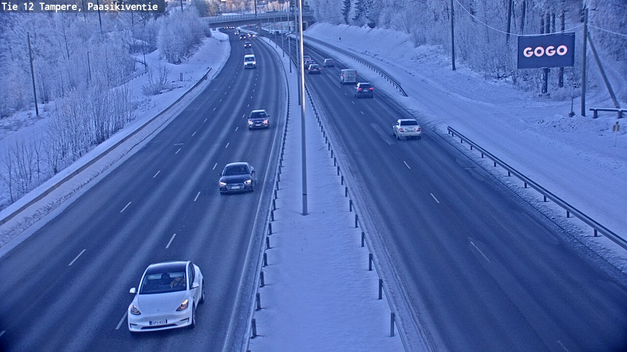 Weather Camera Image Road 12 Tampere, Paasikiventie, Tampere, Pirkanmaa