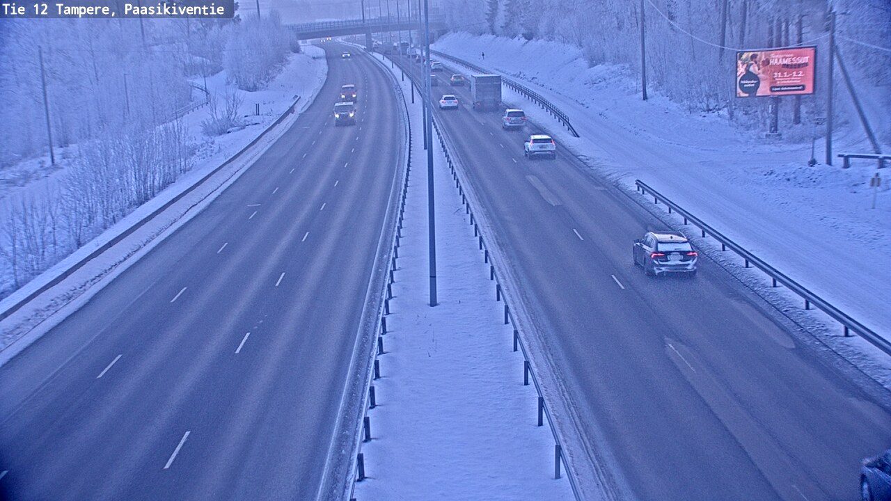 Weather Camera Image Road 12 Tampere, Paasikiventie, Tampere, Pirkanmaa