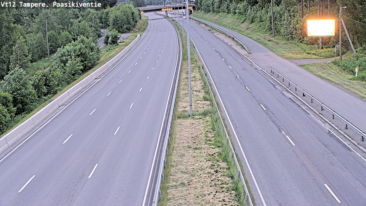 Kelikamerat Kuva Tie 12 Tampere, Paasikiventie, Tampere, Pirkanmaa