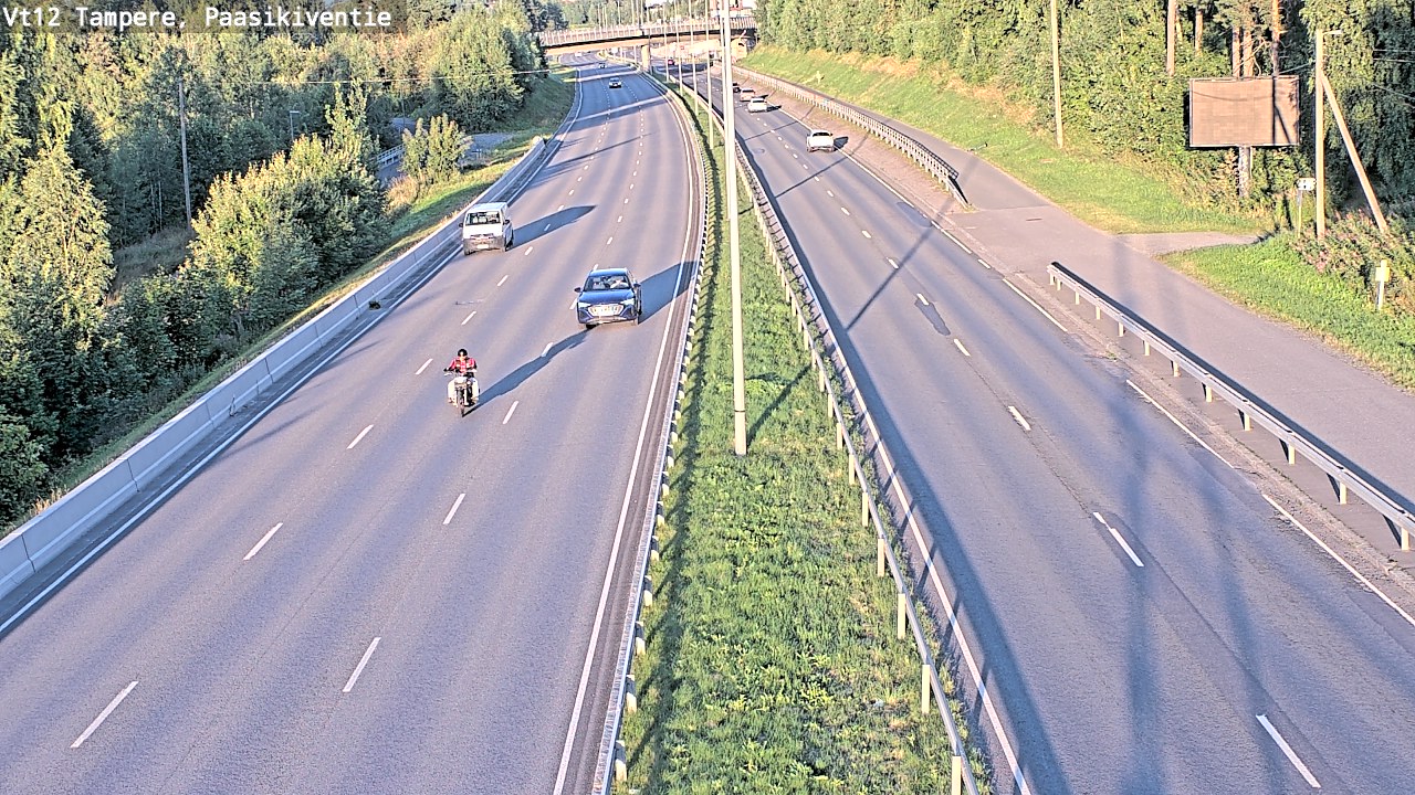 Kelikamerat Kuva Tie 12 Tampere, Paasikiventie, Tampere, Pirkanmaa
