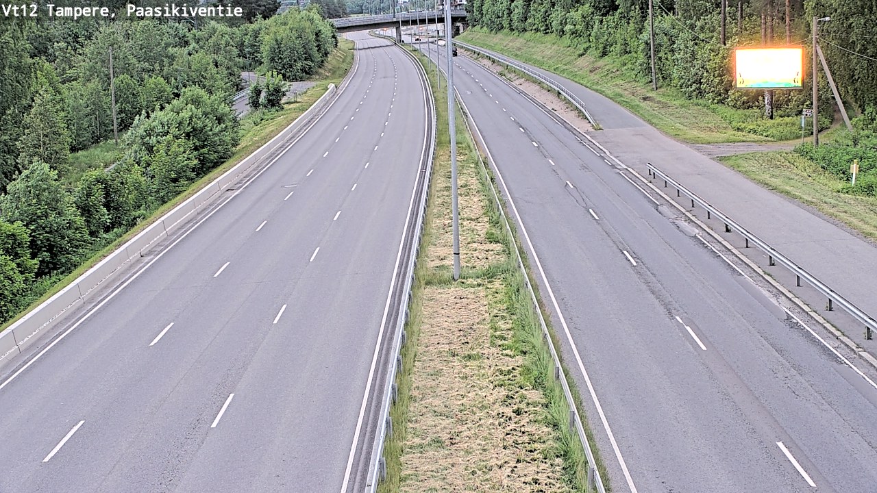 Kelikamerat Kuva Tie 12 Tampere, Paasikiventie, Tampere, Pirkanmaa