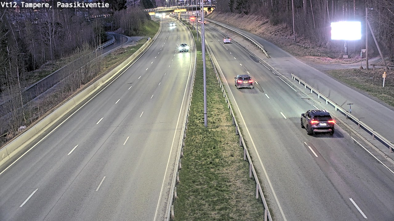 Weather Camera Image Road 12 Tampere, Paasikiventie, Tampere, Pirkanmaa