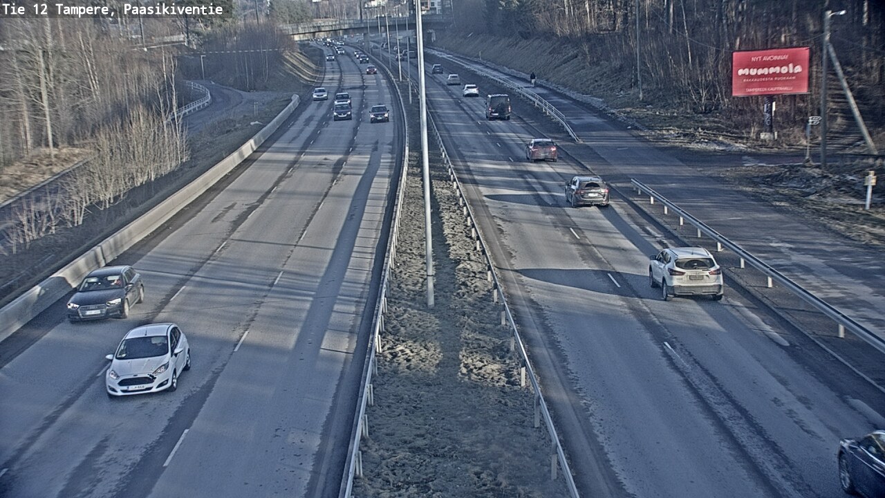 Weather Camera Image Road 12 Tampere, Paasikiventie, Tampere, Pirkanmaa
