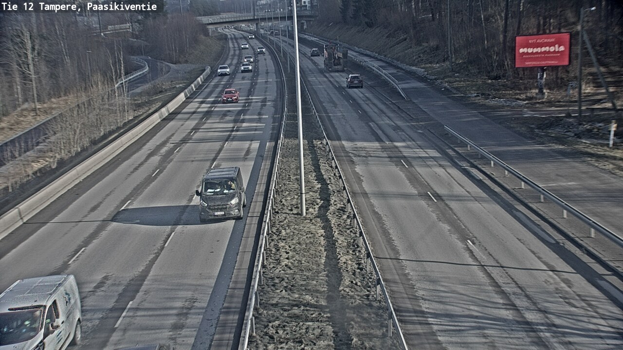 Weather Camera Image Road 12 Tampere, Paasikiventie, Tampere, Pirkanmaa