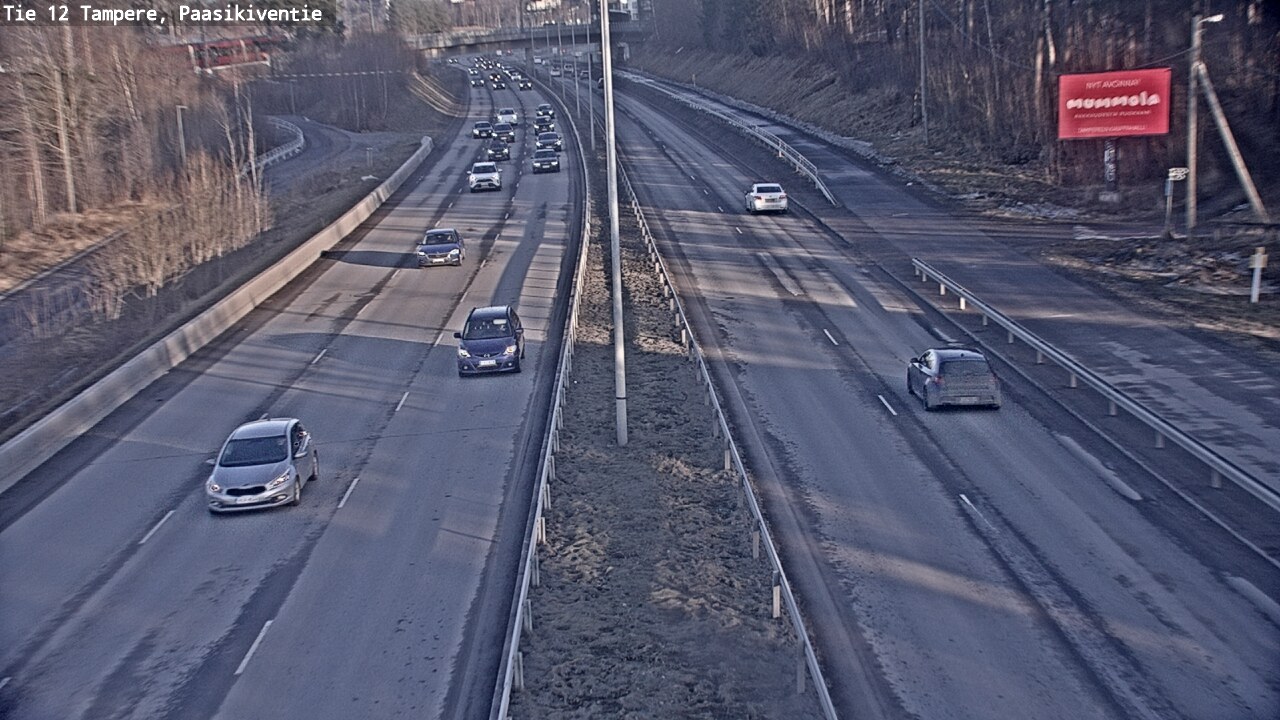 Weather Camera Image Road 12 Tampere, Paasikiventie, Tampere, Pirkanmaa