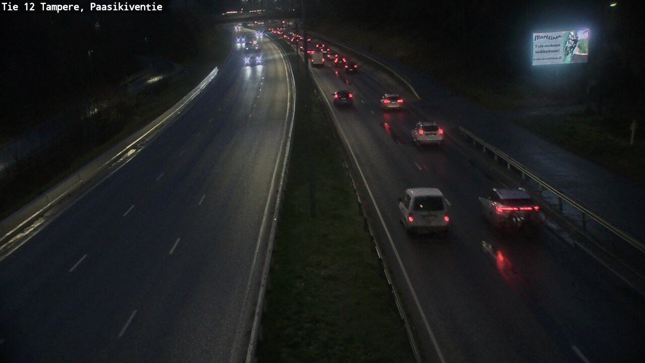 Kelikamerat Kuva Tie 12 Tampere, Paasikiventie, Tampere, Pirkanmaa