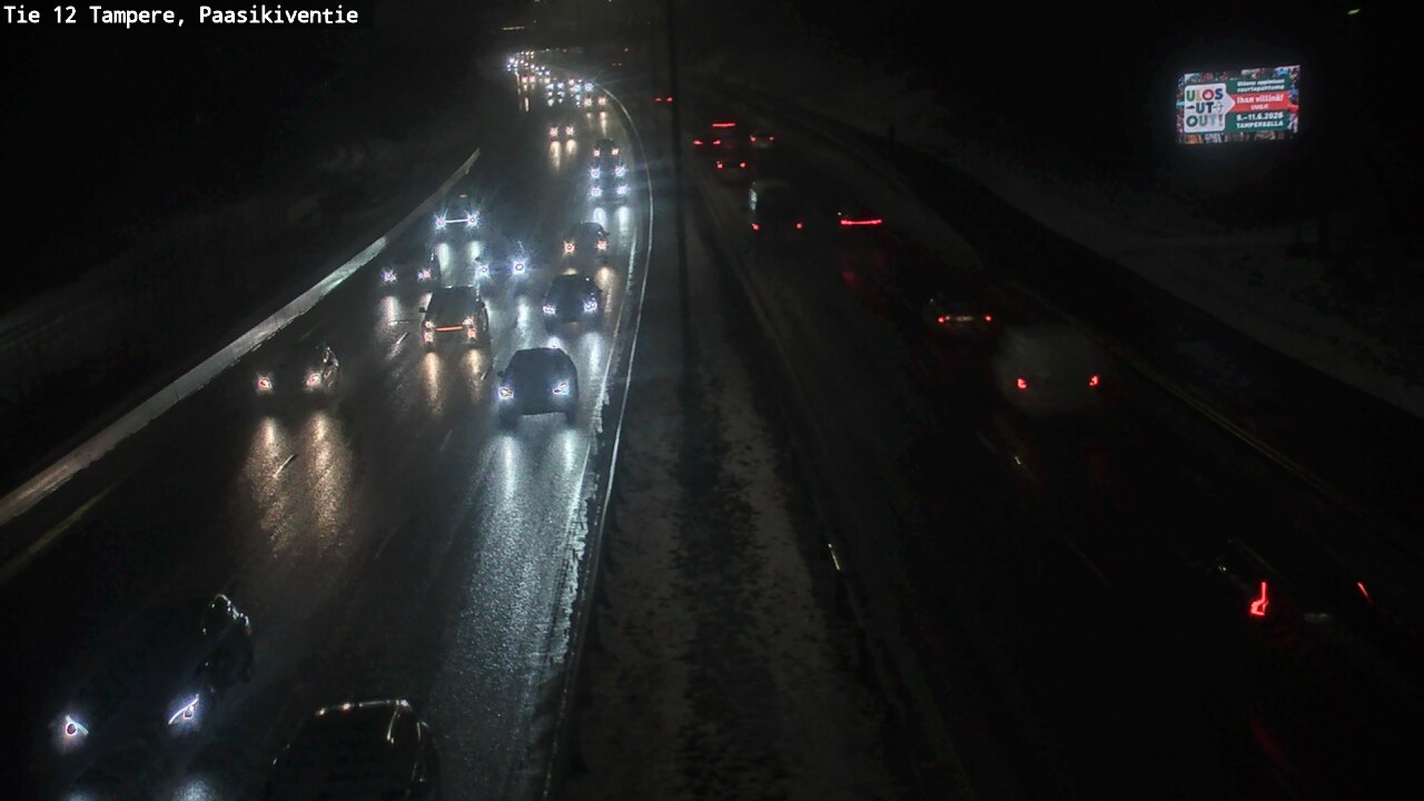 Weather Camera Image Road 12 Tampere, Paasikiventie, Tampere, Pirkanmaa