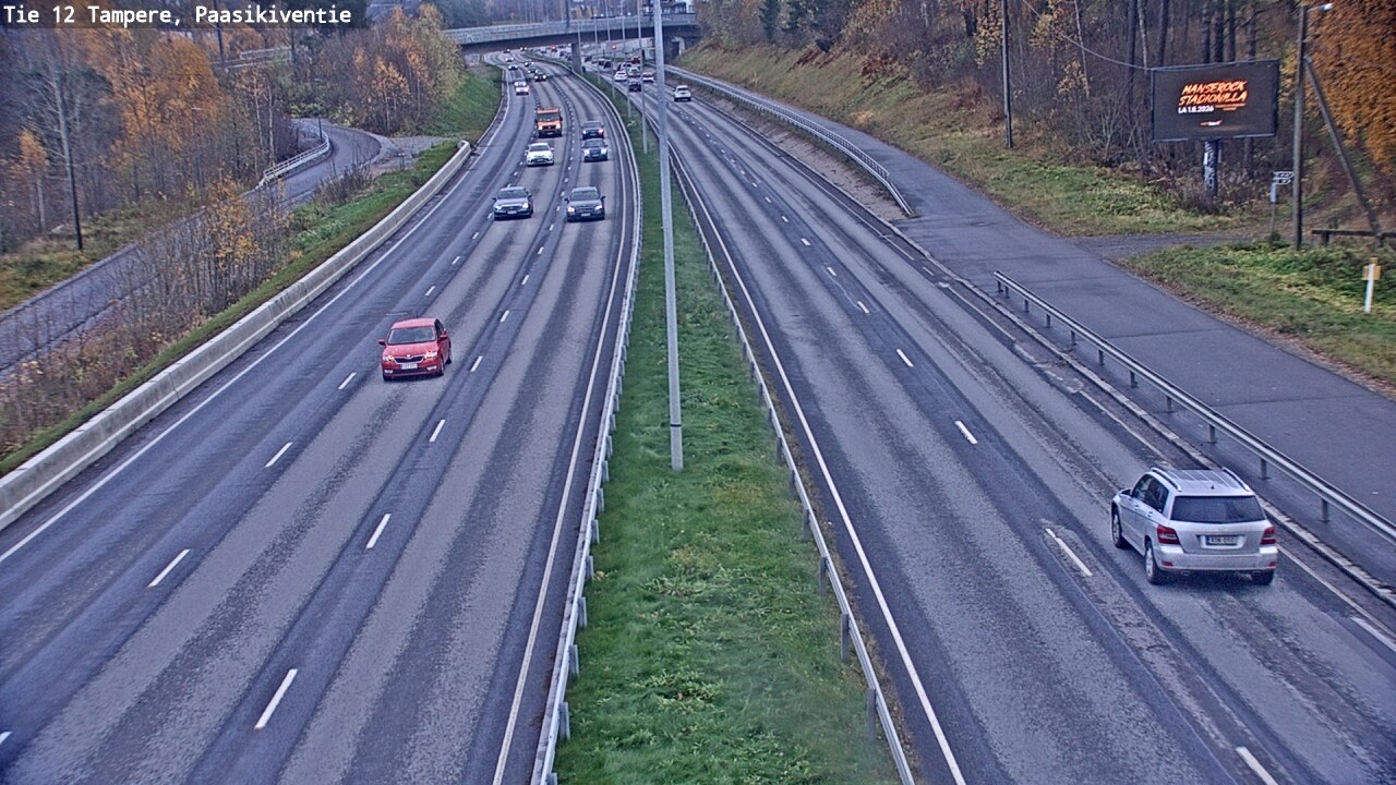 Kelikamerat Kuva Tie 12 Tampere, Paasikiventie, Tampere, Pirkanmaa