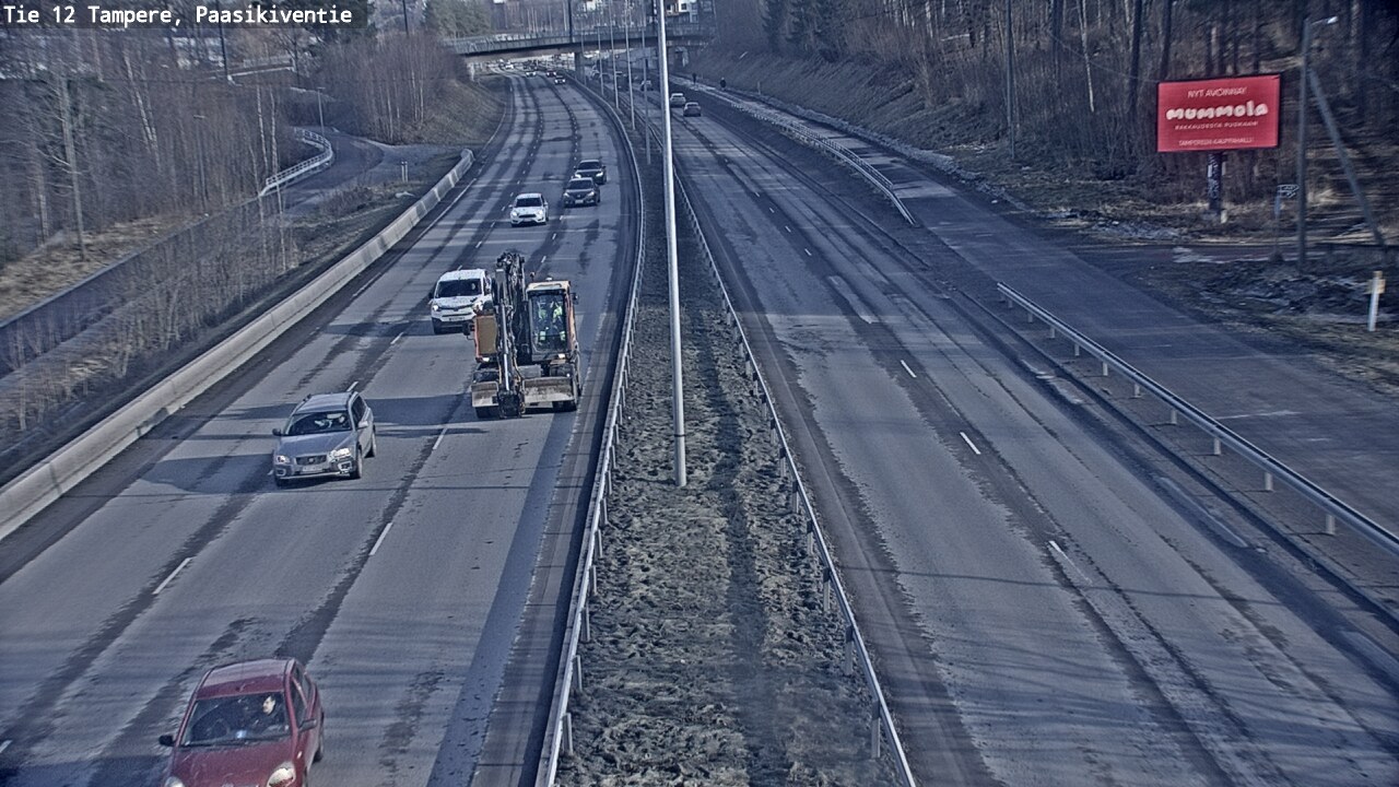Weather Camera Image Road 12 Tampere, Paasikiventie, Tampere, Pirkanmaa