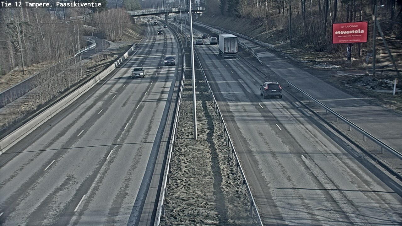 Weather Camera Image Road 12 Tampere, Paasikiventie, Tampere, Pirkanmaa
